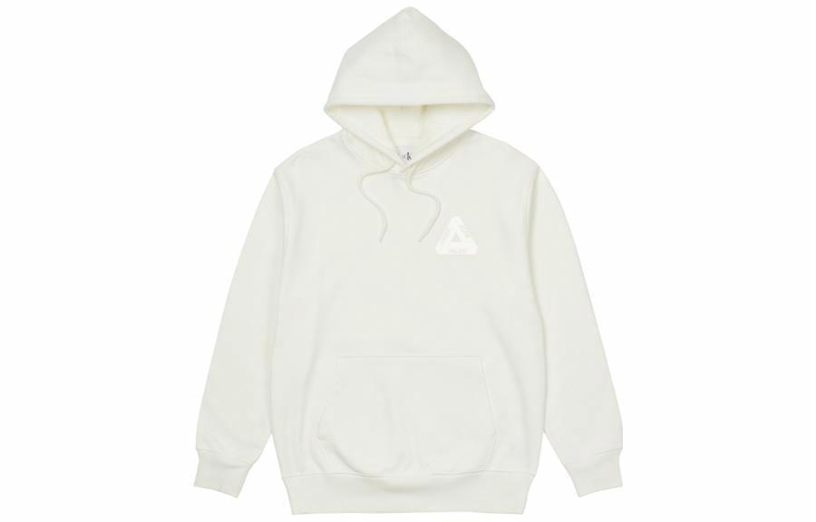 Худи PALACE x Calvin Klein Tri-ferg Hood Light Grey Marl Logo