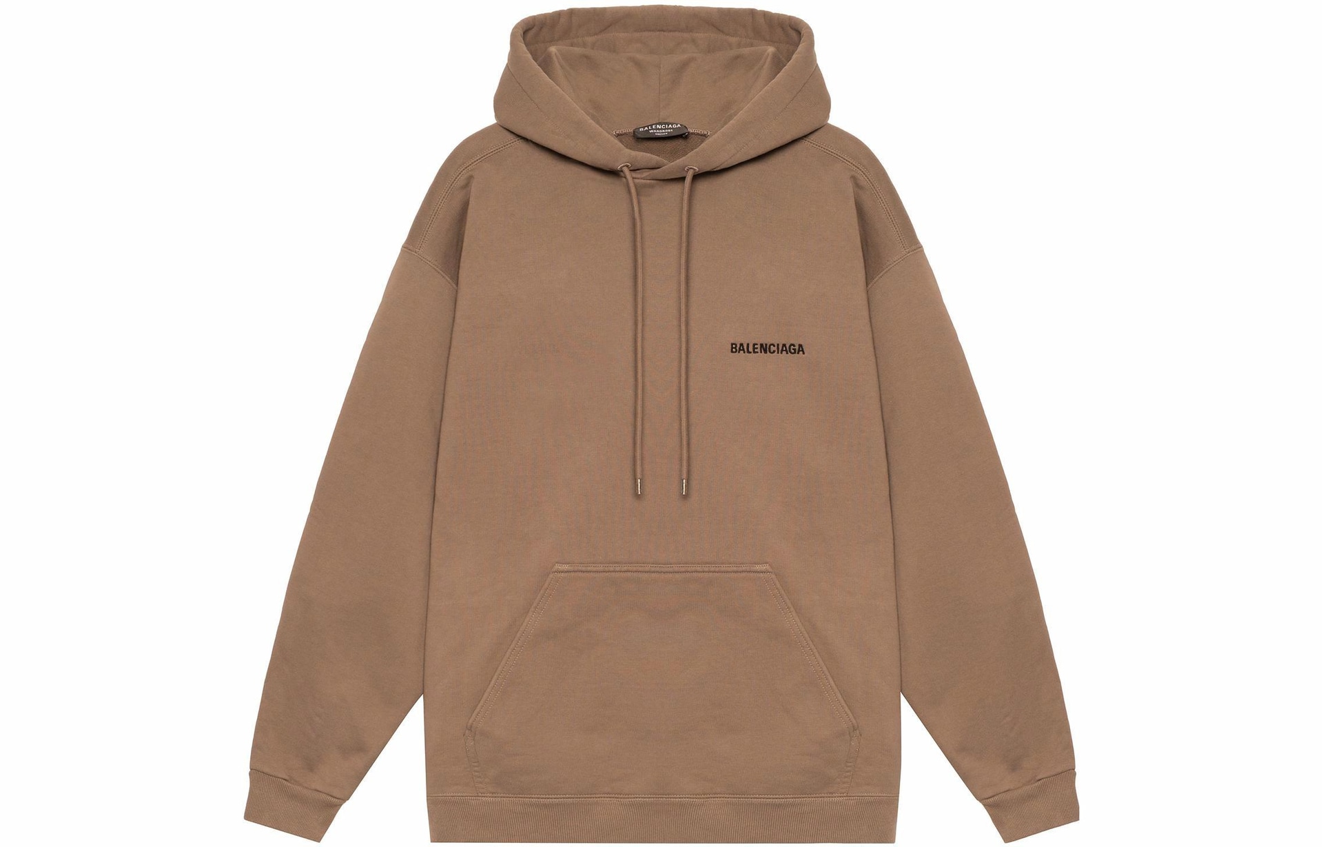 Худи Balenciaga SS22 Logo Hoodie Brown