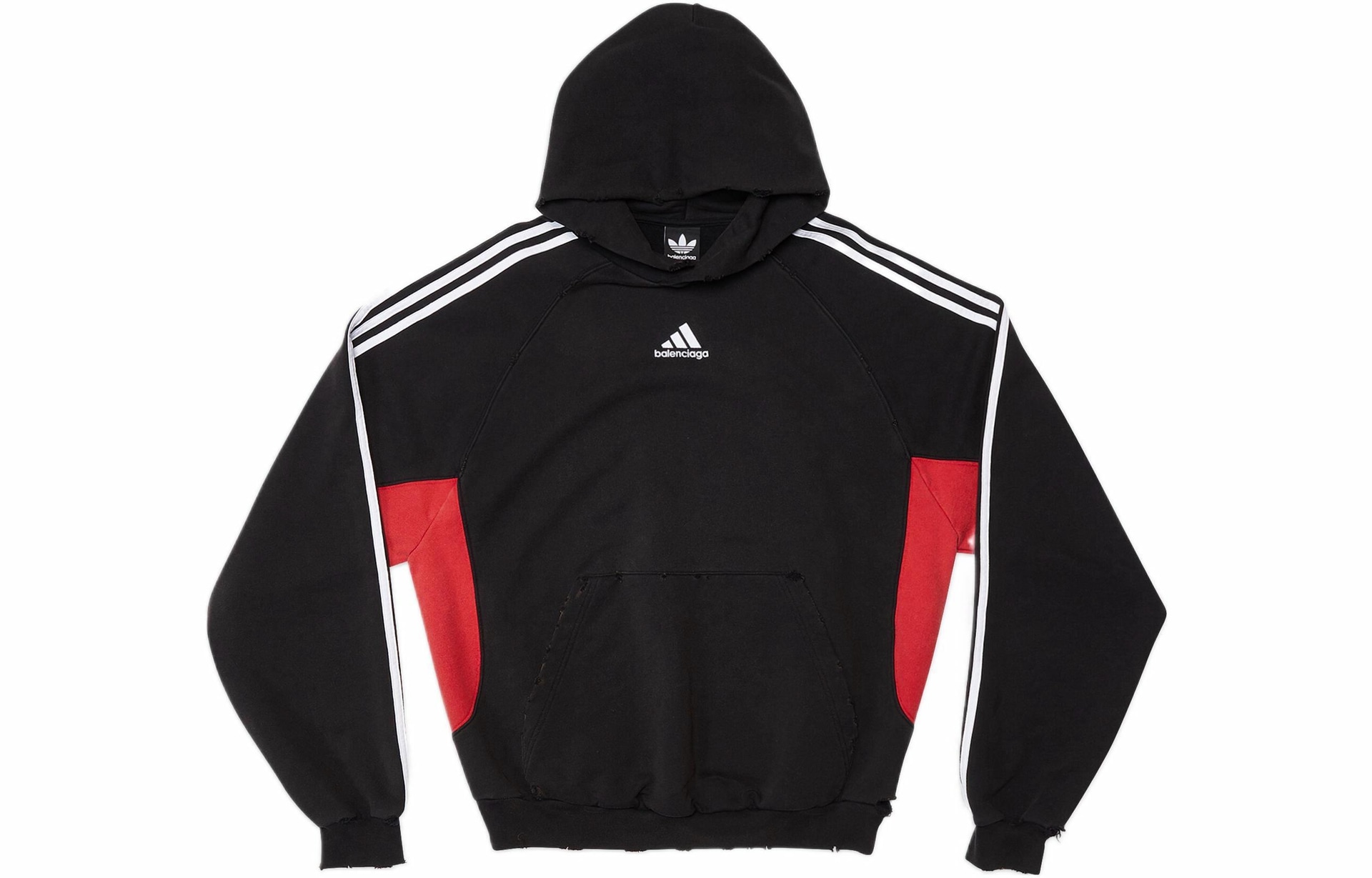Balenciaga x adidas Logo Hoodie Black