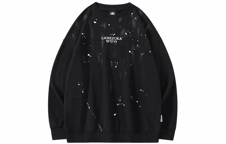 Худи Lamlicka Logo Print Sweatshirt Black