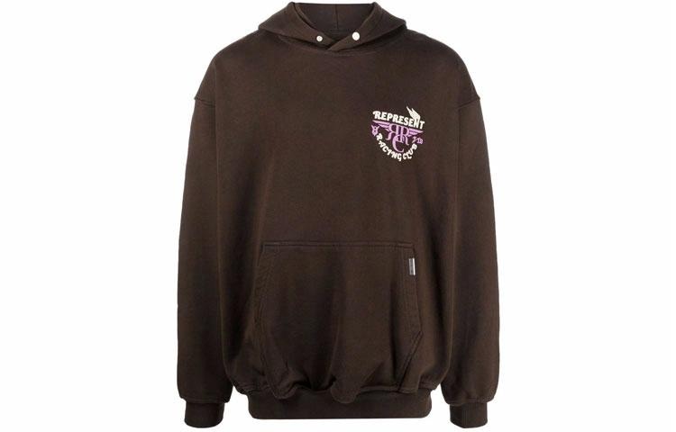 REPRESENT RacingClub Hoodie Brown