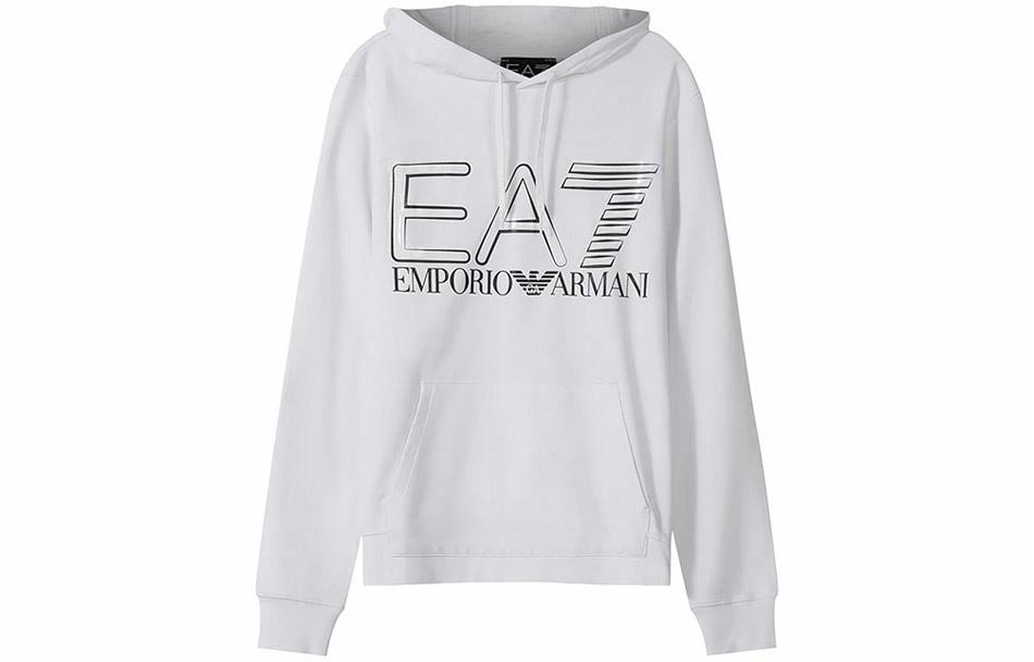EMPORIO ARMANI/阿玛尼 Emporio Armani EA7 Hoodie White