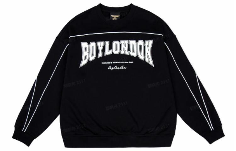 Boy London Logo Crewneck Sweatshirt Black