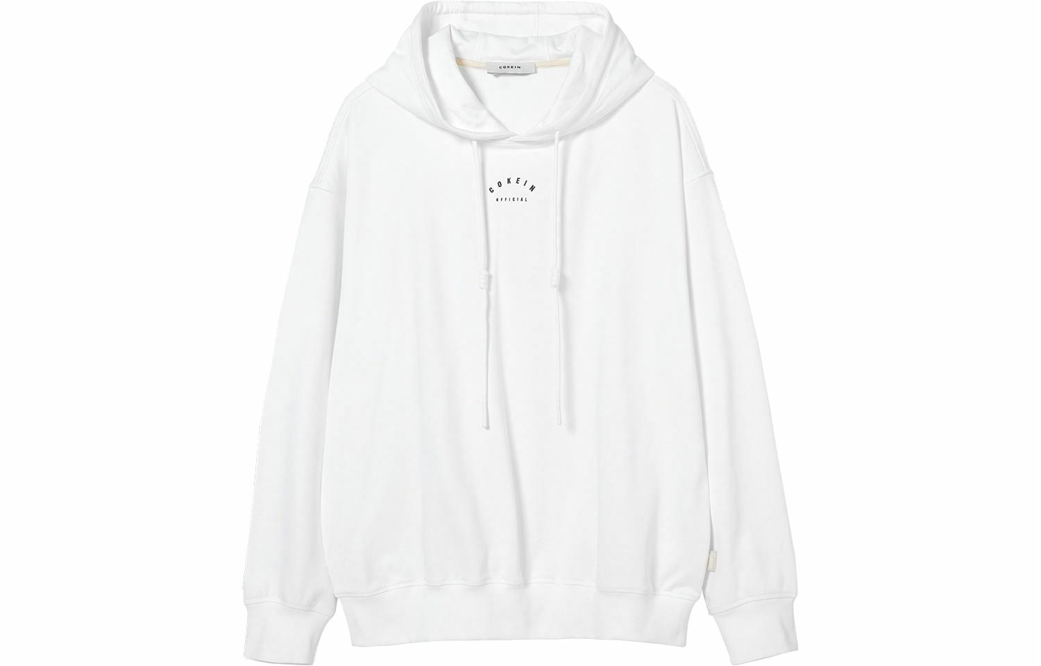 COKEIN Letter Print Hoodie