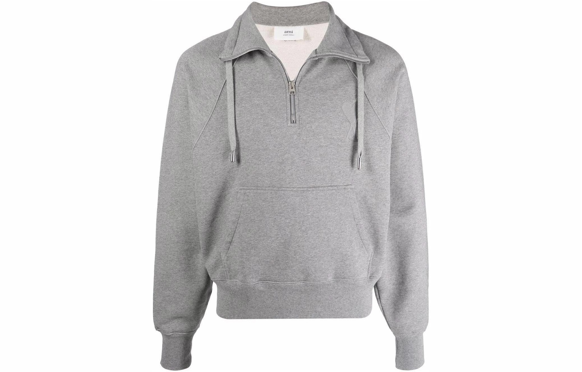 AMIPARIS FW22 Logo Half-Zip Sweatshirt