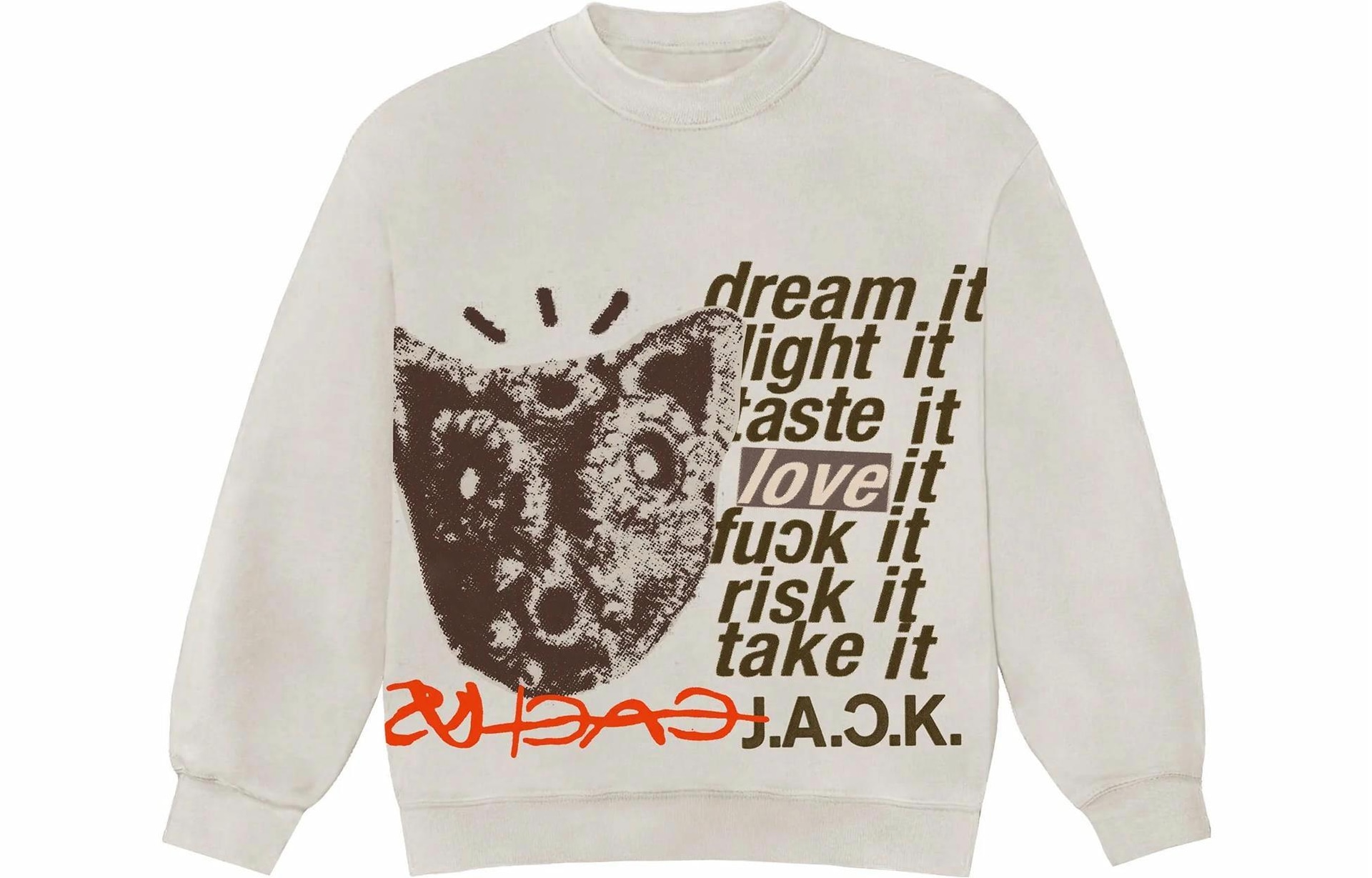 Худи Travis Scott Cactus Jack D.L.T.L.F.R.T. Crewneck
