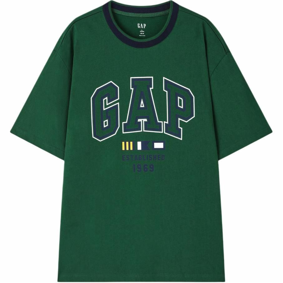 GAP Logo Print Crewneck T-Shirt