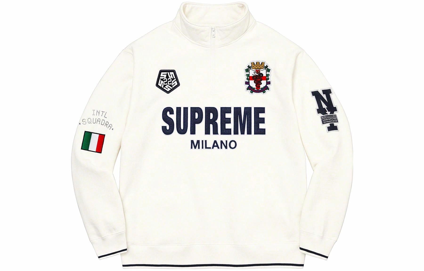 Худи Supreme Milano Half Zip Pullover