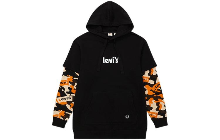 Худи levi’s Levis FW22 Camo Hoodie Black