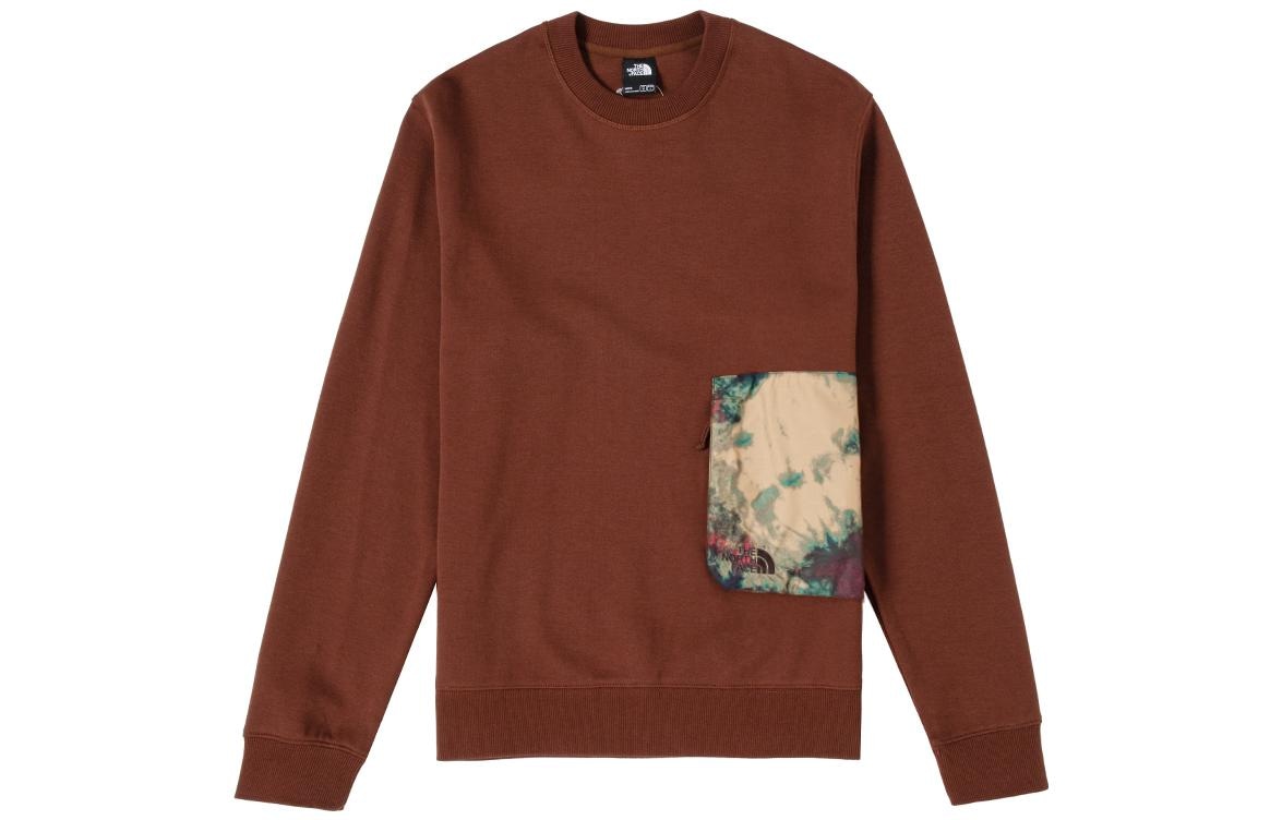 Худи 北面/THE NORTH FACE The North Face Logo Crewneck Sweatshirt Brown