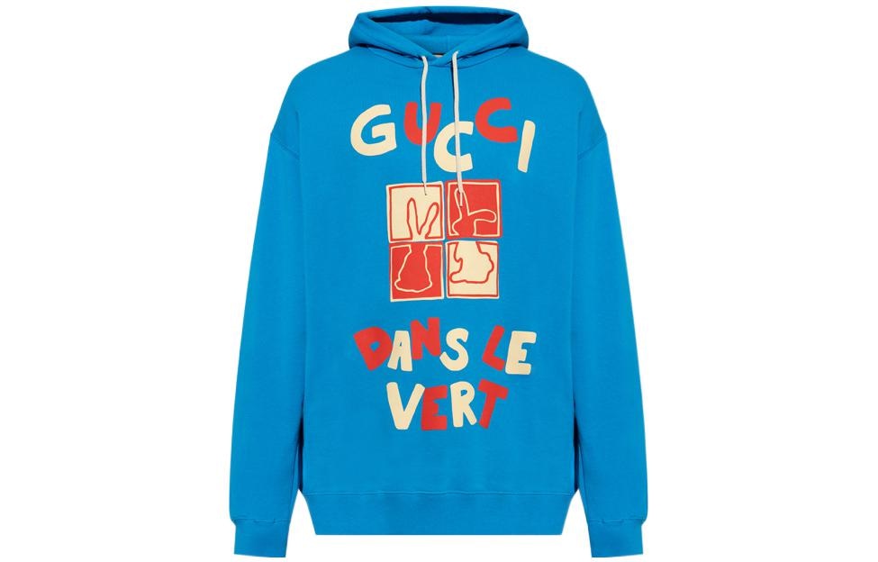 Худи Gucci SS23 Blue Hoodie