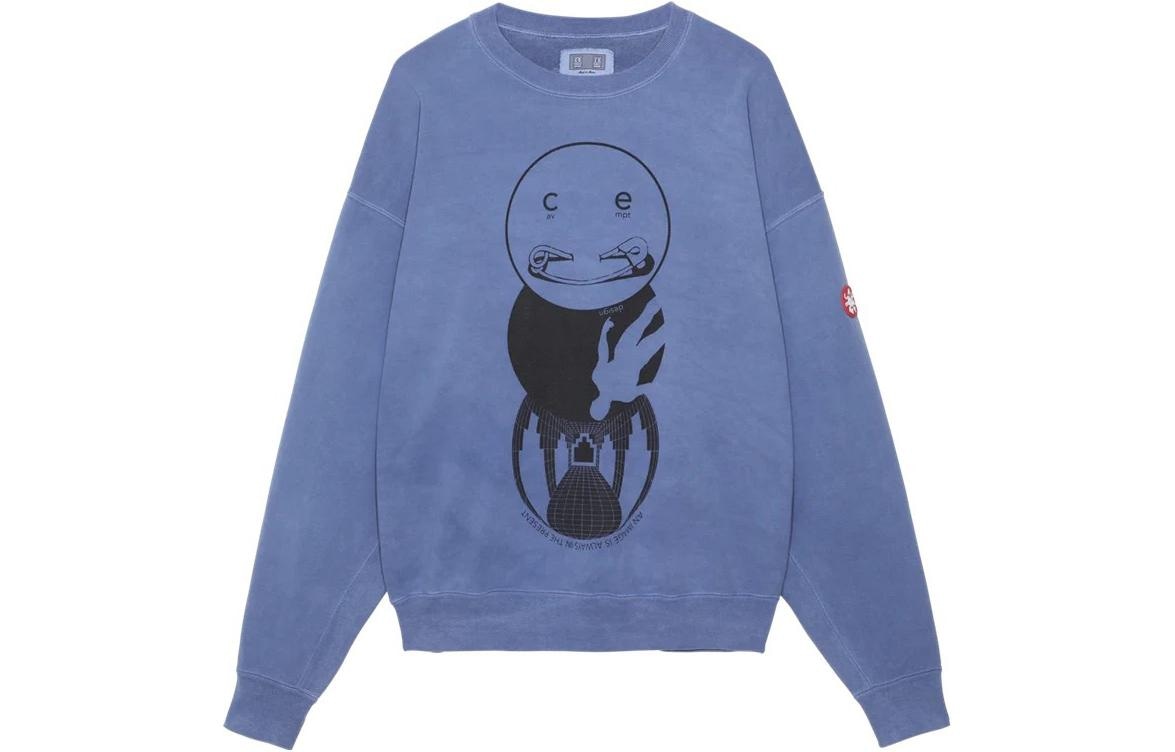 Cav Empt FW22 Geometric Print Crewneck Sweatshirt