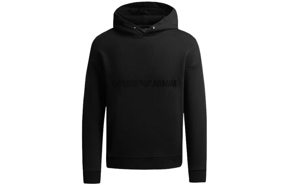 EMPORIO ARMANI/阿玛尼 Emporio Armani FW22 Hoodie Black