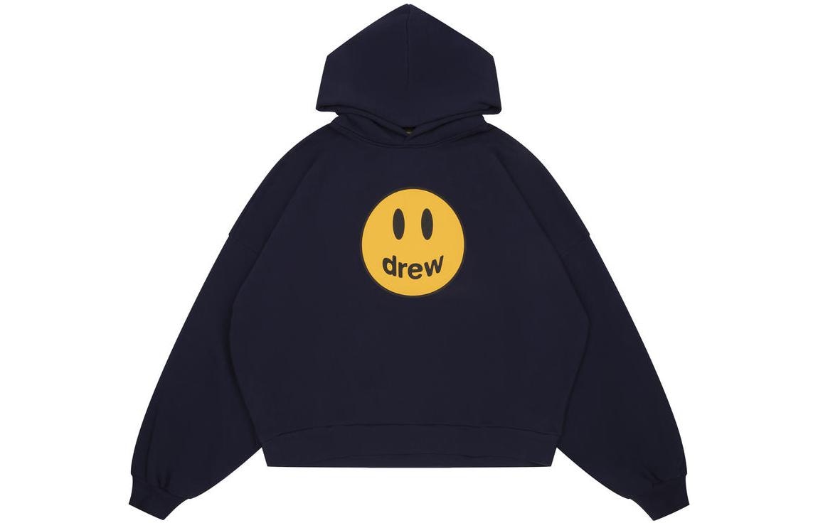 Drew House Mascot Boxy Hoodie Deep Sea Army Blue Dark Navy