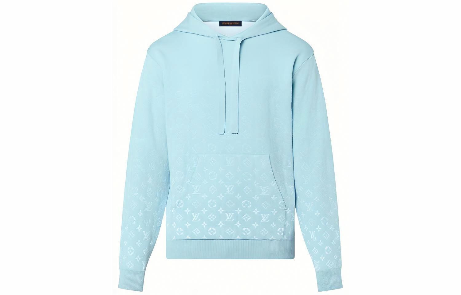 Худи Louis Vuitton FW23 Gradient Hoodie Blue