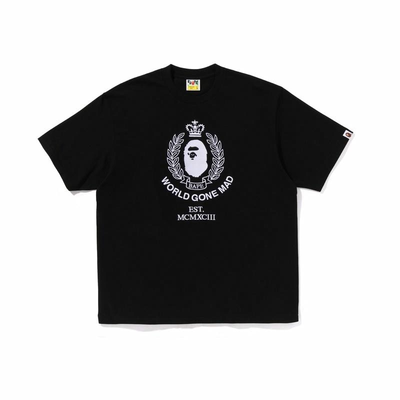 A Bathing Ape Ape Head Crown Logo Tee