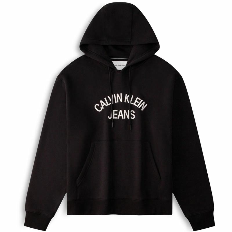 Calvin Klein Logo Embroidered Hoodie