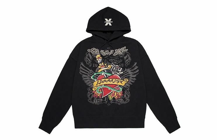 ED HARDY X Ed Hardy Heart Dagger Hoodie