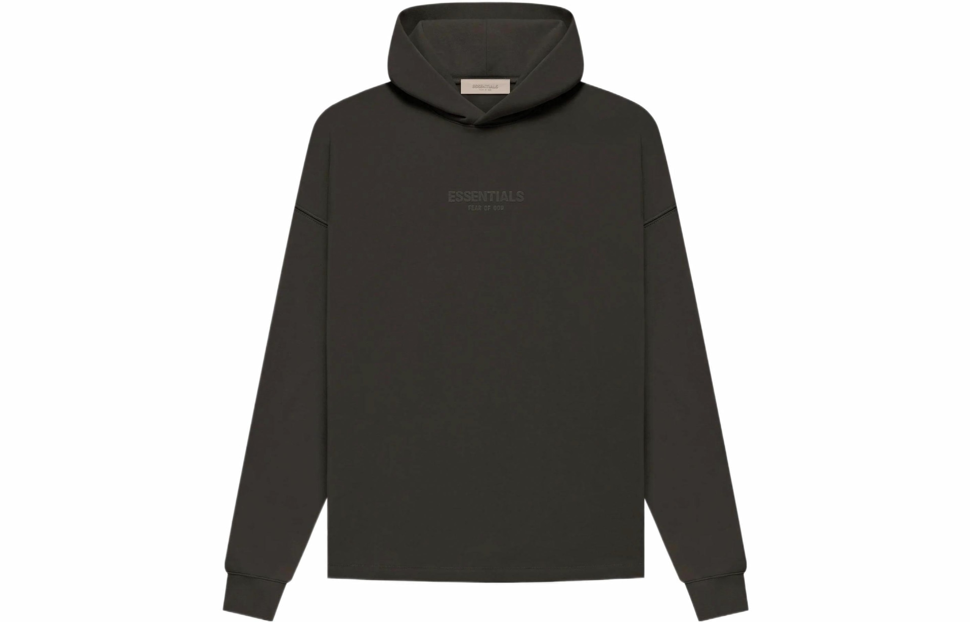 Fear of God Essentials FW22 Relaxed Hoodie Off Black