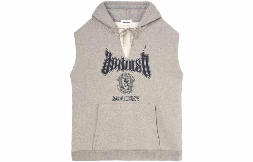 AMBUSH Ambush Academy Hoodie Vest Gray