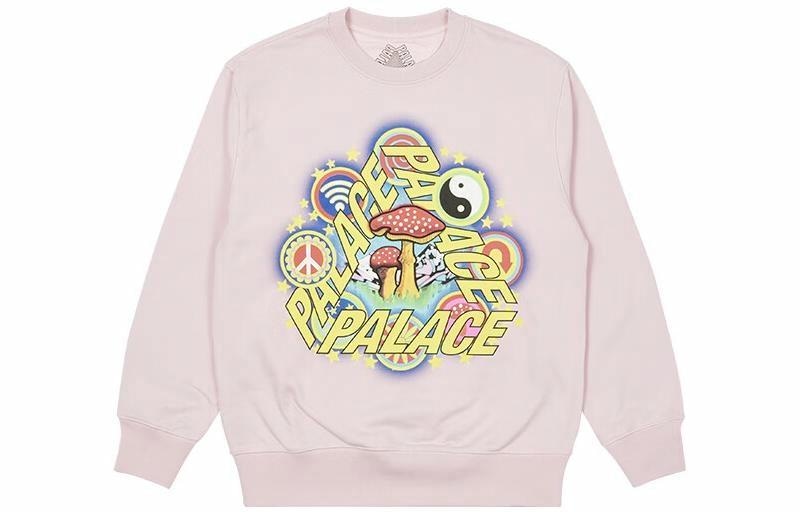 Худи PALACE FW22 Logo Crewneck Pink