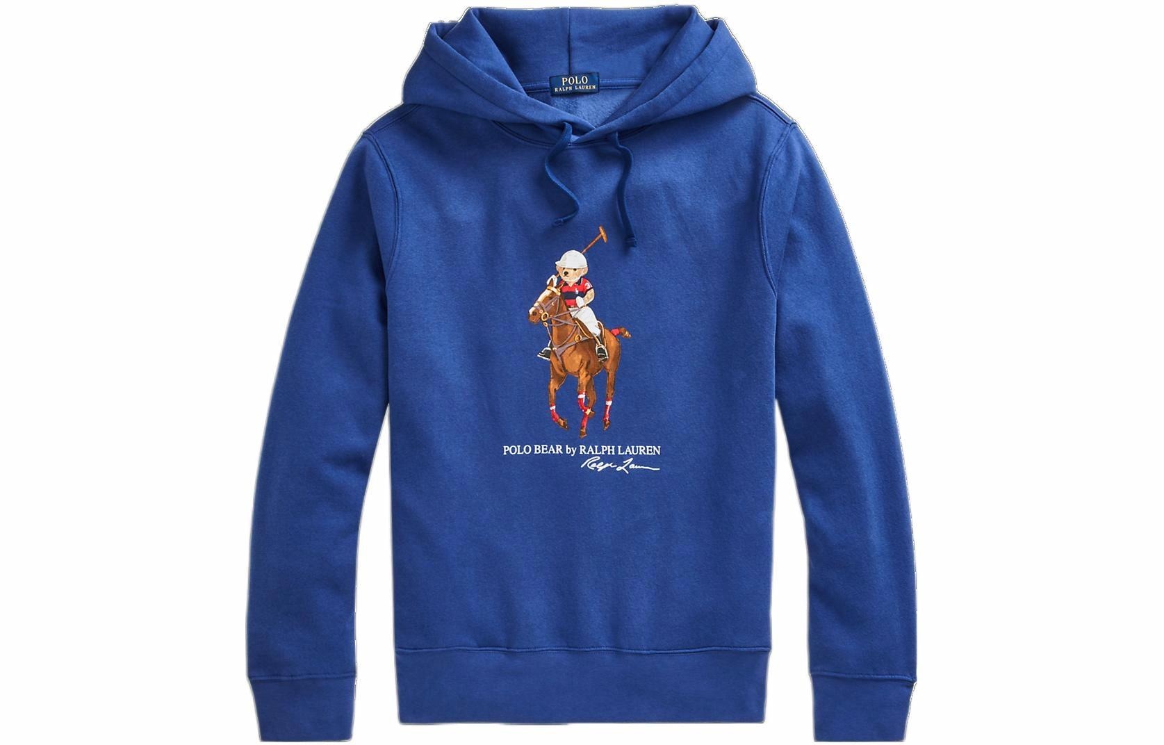 Polo Ralph Lauren Bear Hoodie Blue
