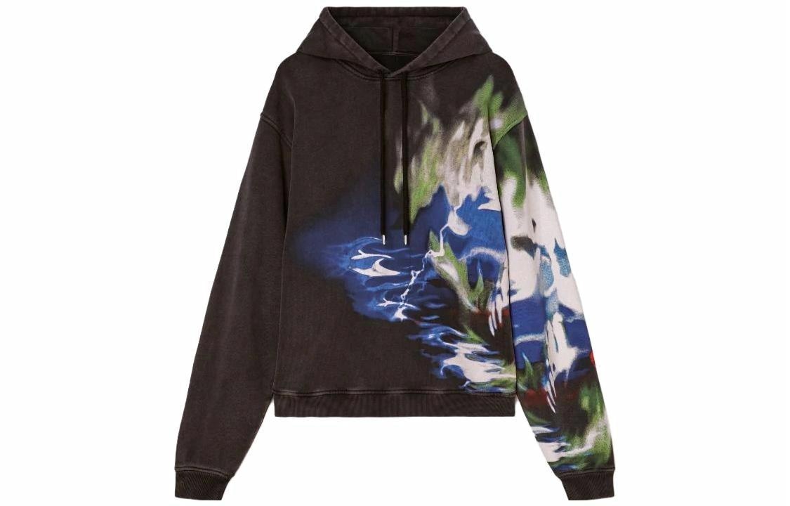 AMBUSH FW23 Printed Hoodie Black