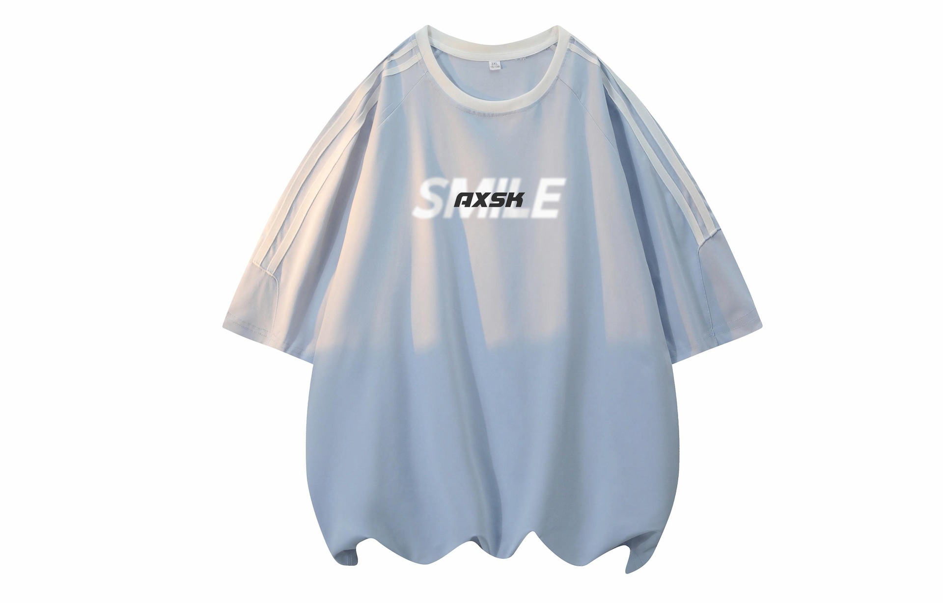 A.X.S.K Striped Oversized Pullover Tee — фото 4