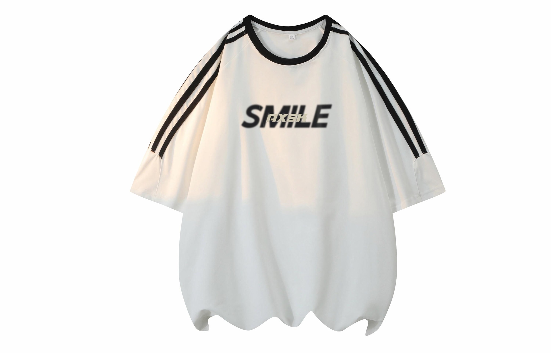 A.X.S.K Striped Oversized Pullover Tee — фото 2