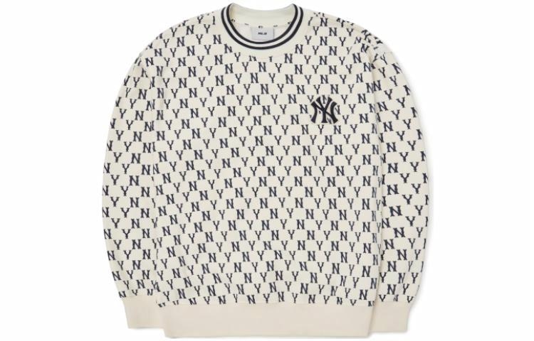 MLB NY Crewneck Sweatshirt White