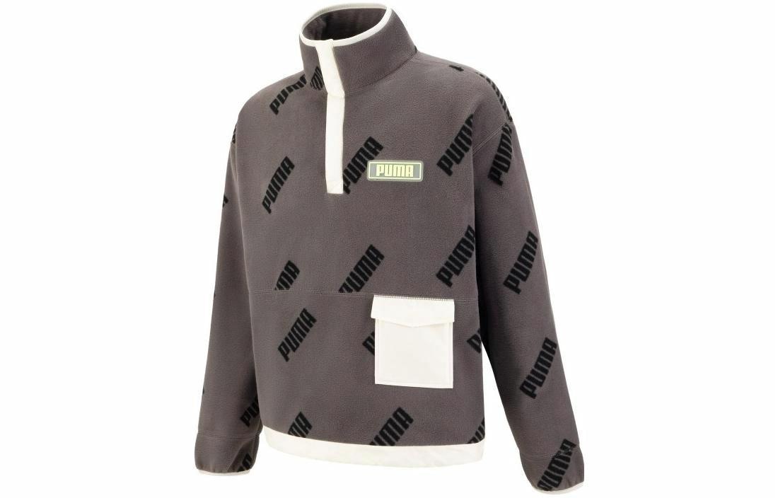 Худи Puma Logo Half-Zip Knit Sweater