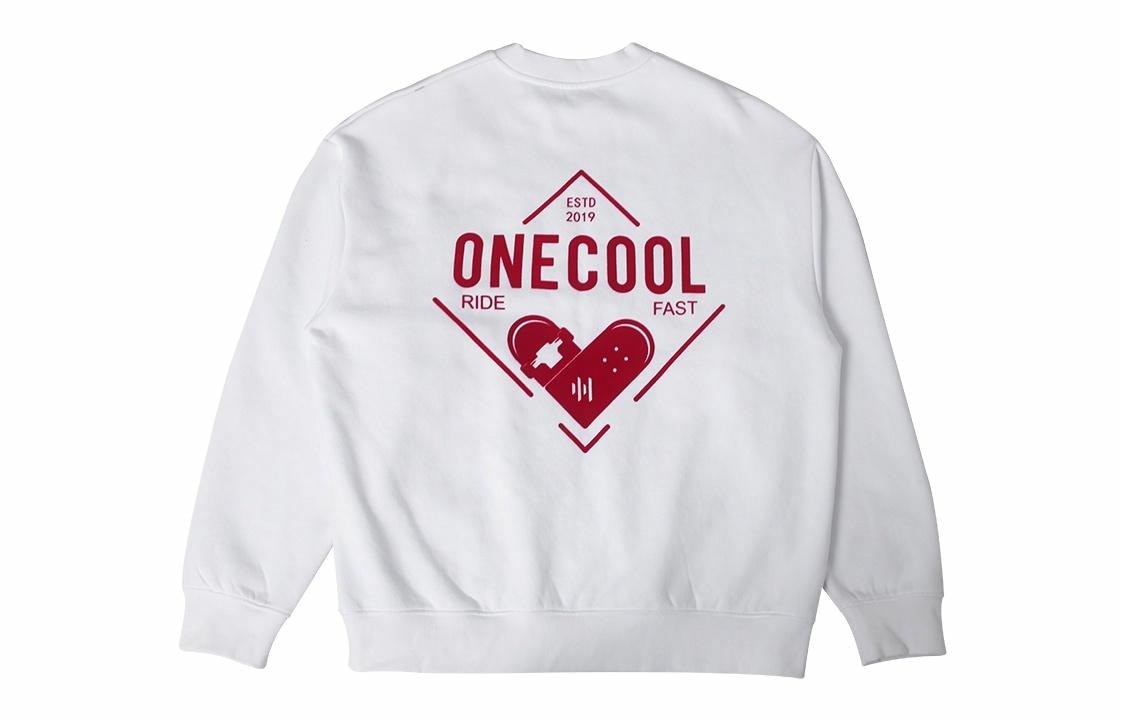 顽刻ollieskate Ollieskate Crewneck Heart Sweatshirt White