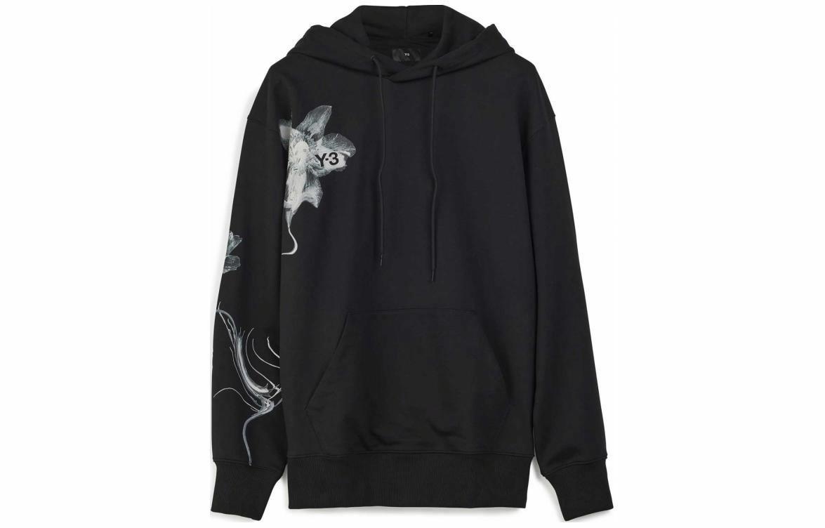 Худи Y-3 Floral Print Hoodie Black
