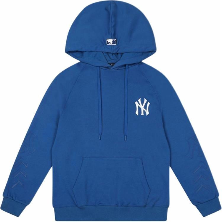 MLB Logo Hoodie Blue