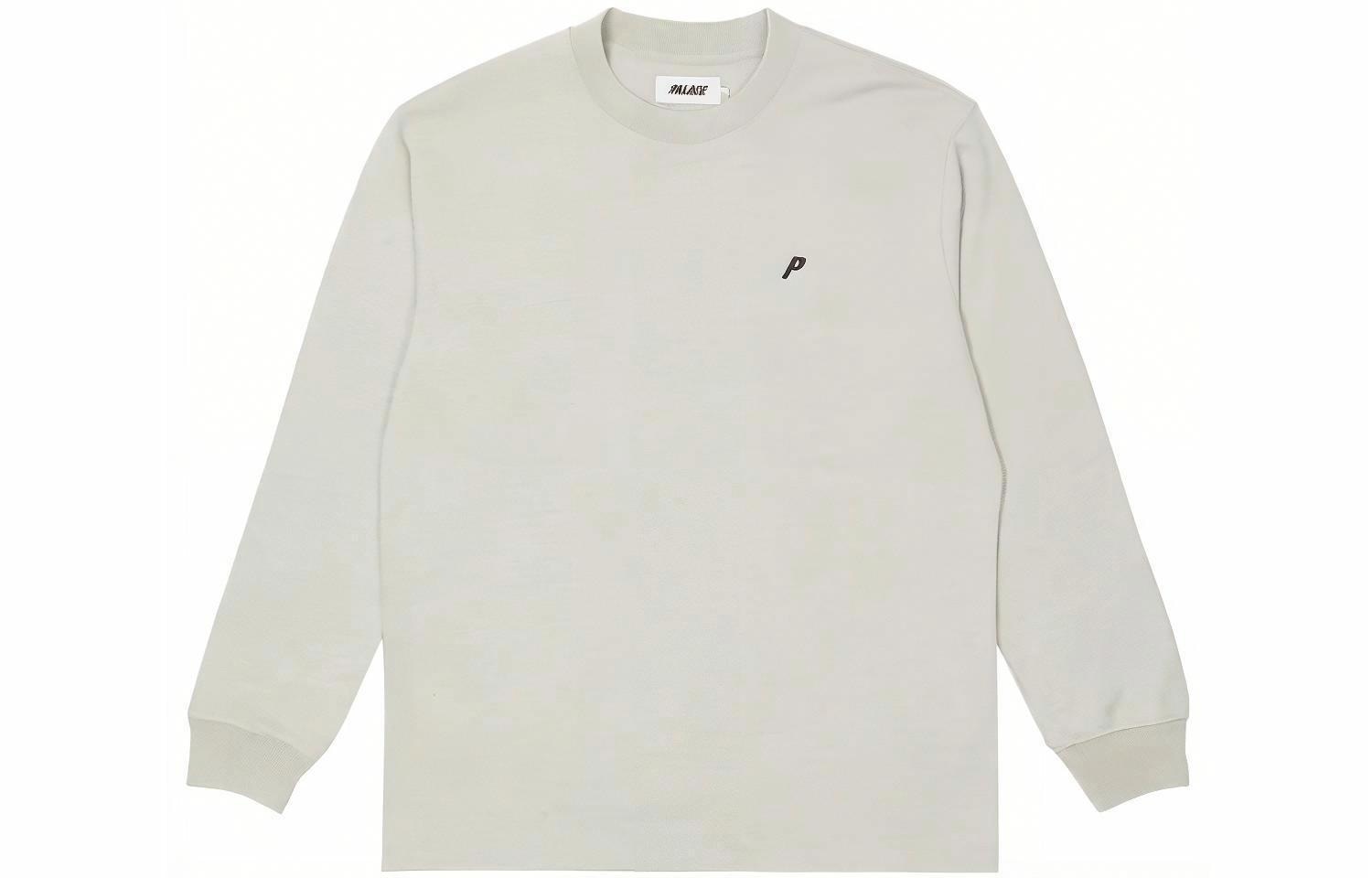 PALACE Mock Neck 320 Crew Grey Maal