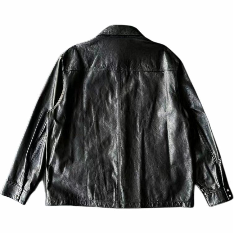 See Also Cross Button Biker Jacket Black — фото 1