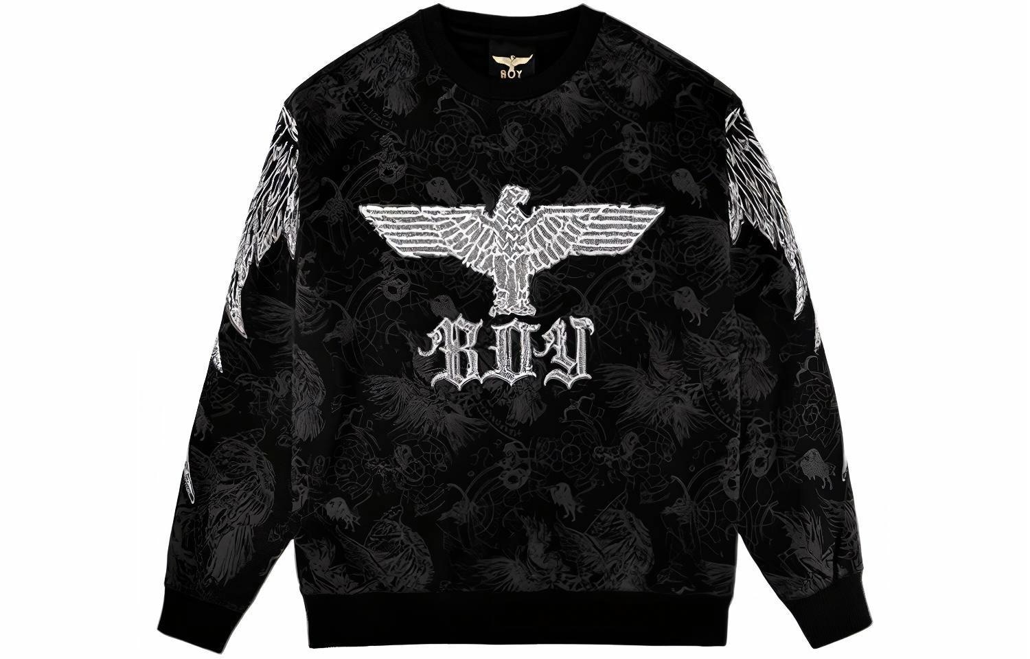 Boy London FW22 Embroidered Pullover Black