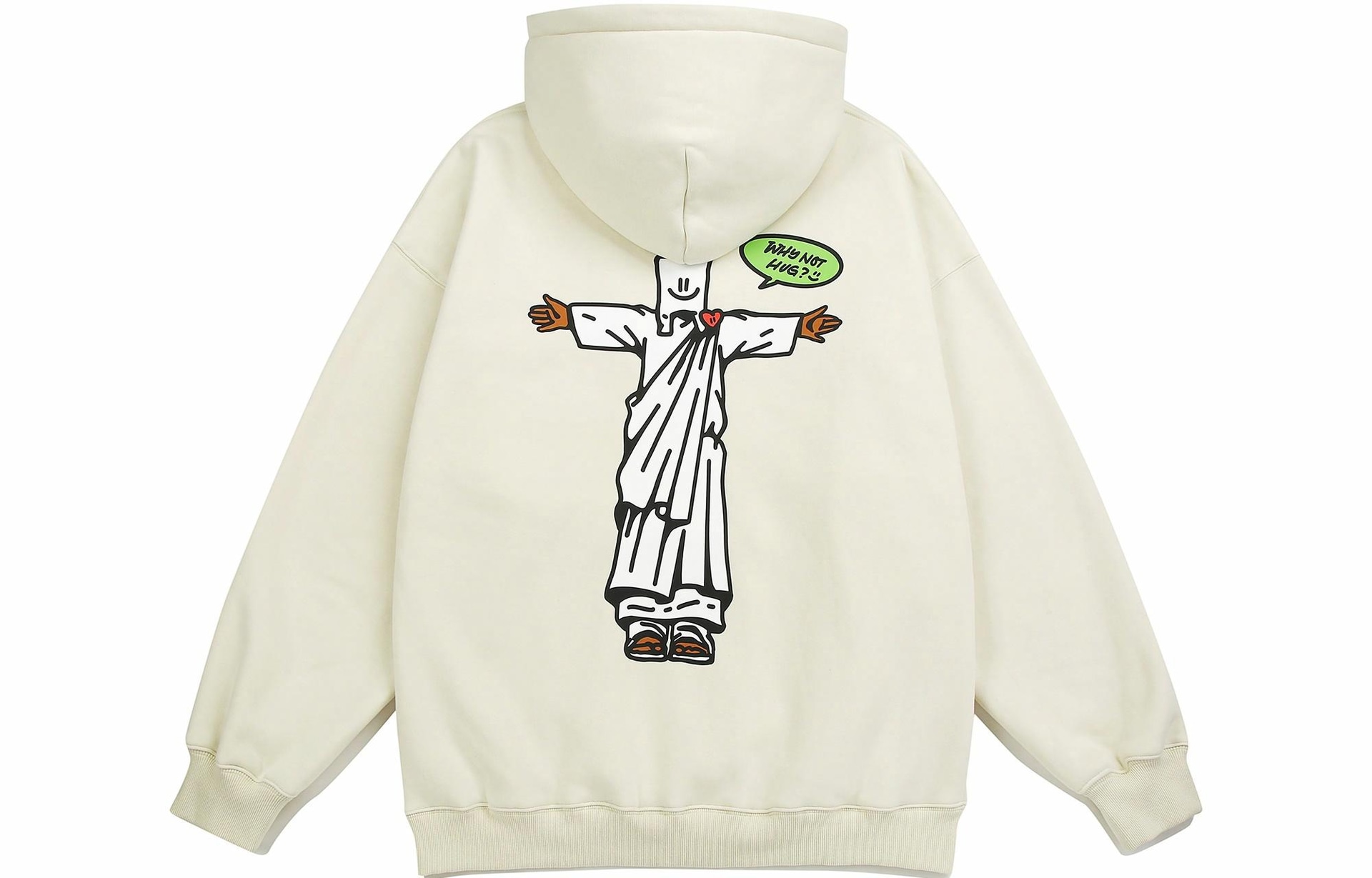 Худи Guuka x AGAHO Hoodie Milk White