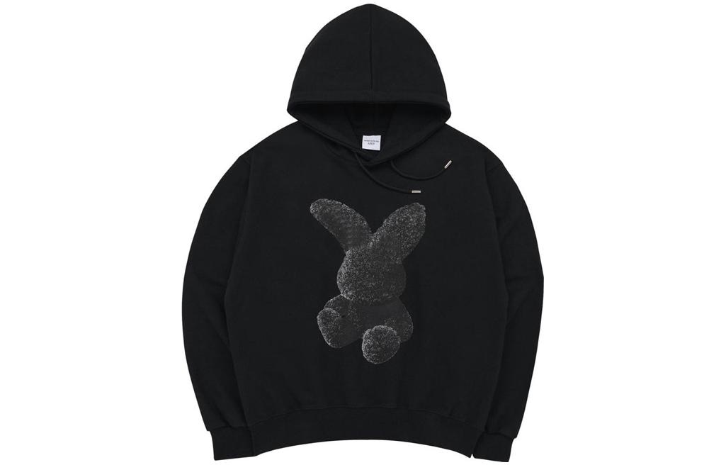 acme de la vie ADLV Cartoon Print Hoodie Black