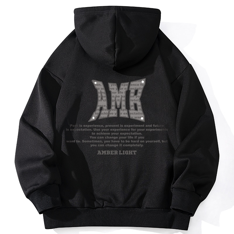AMBER LIGHT Twisted Logo Hoodie