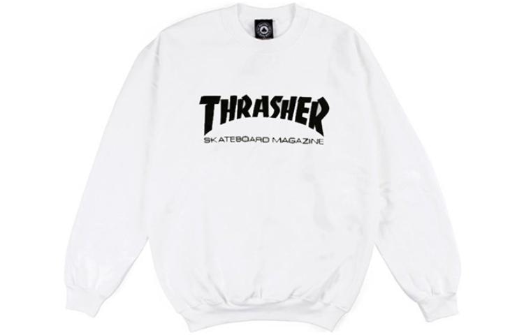 Худи Thrasher Skate Mag Crew White