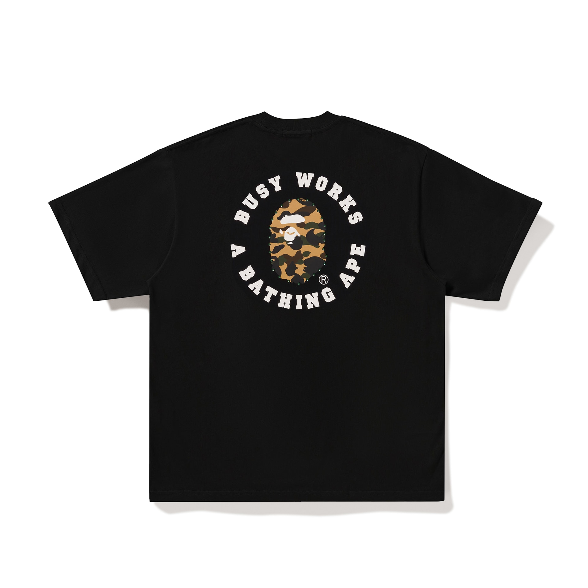 A BATHING APE Bape x Ma Siwei Camo Ape Head Tee