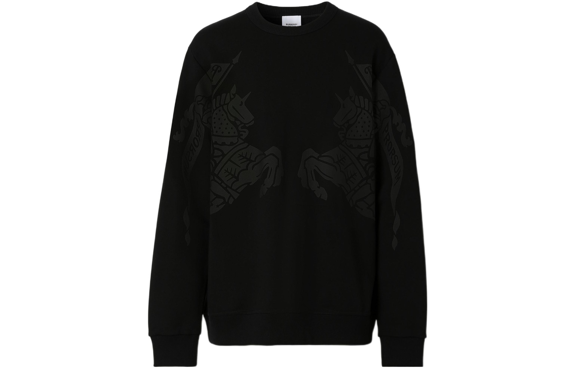 Burberry Animal Print Crewneck Sweatshirt