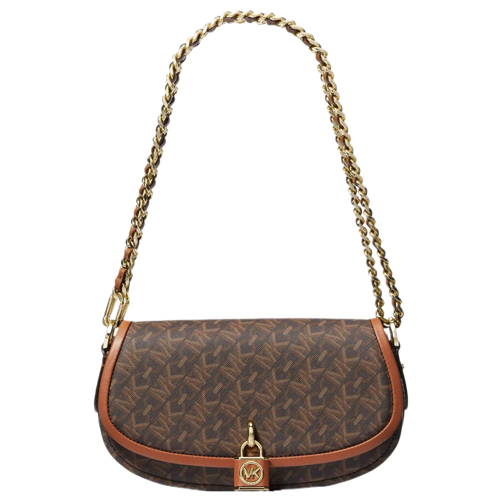 MICHAEL KORS 迈克高仕 Michael Kors Mila Saddle Bag Deep Brown
