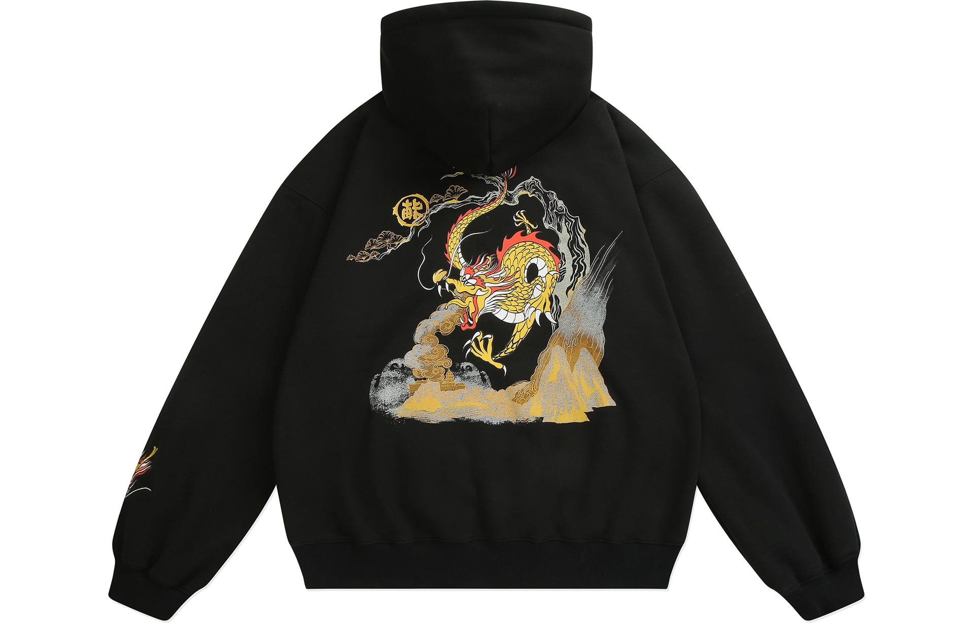 Худи Guuka Dragon Series Hoodie Black
