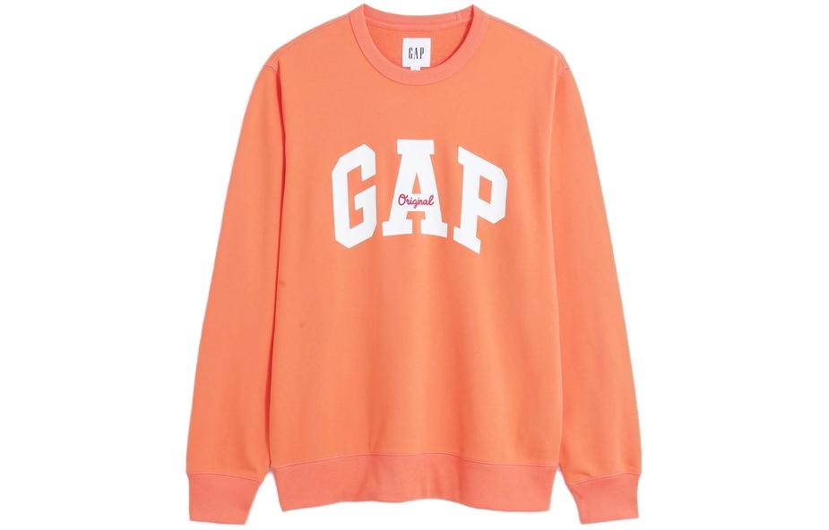 Gap Logo Crewneck Sweatshirt Orange