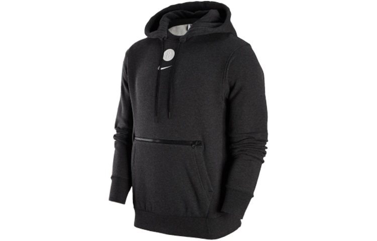 Худи Nike Courtside Hoodie Black Grey