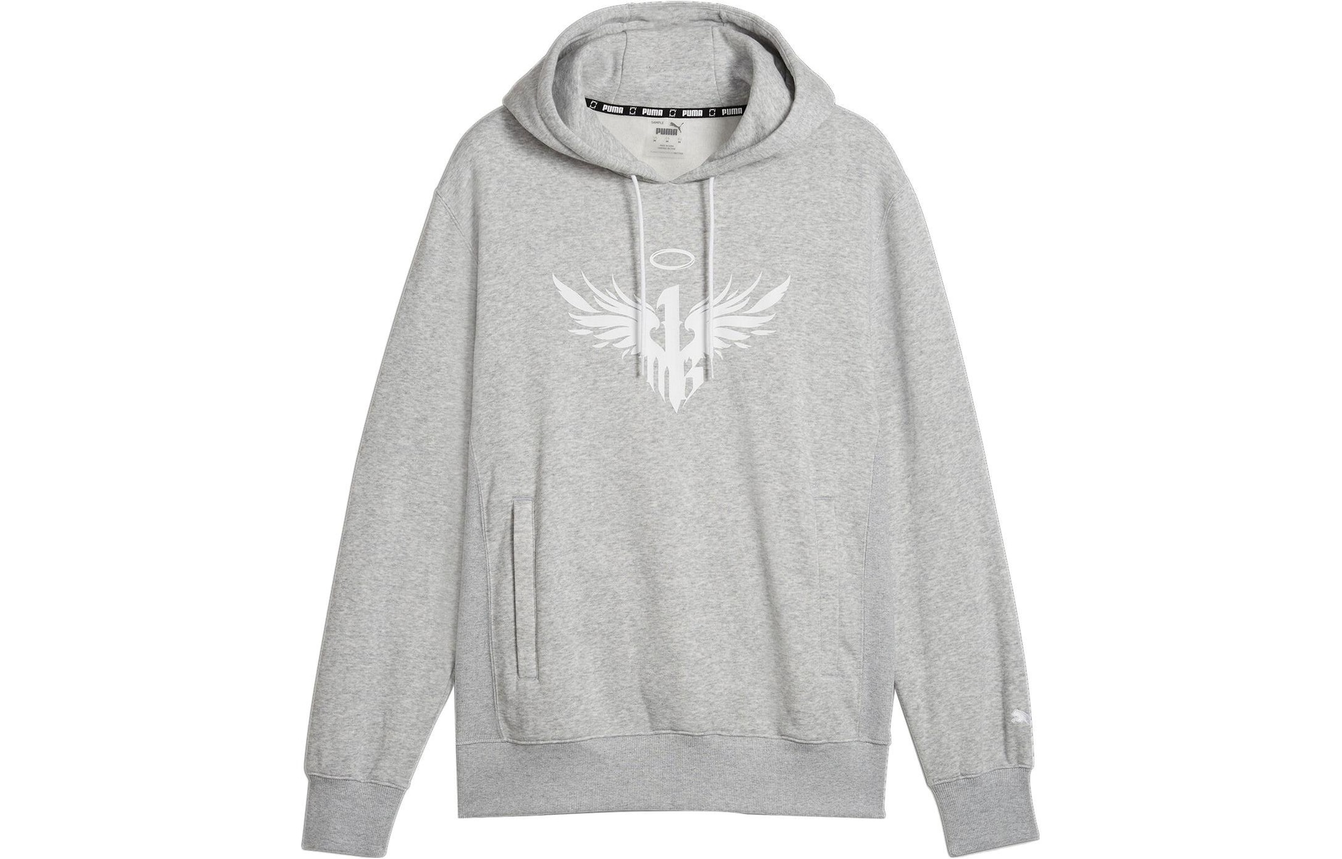 Худи Puma x MELO Hoodie Light Heather Grey