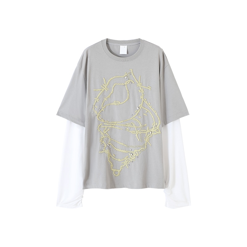 CONP Conch Embroidery Long T-shirt T