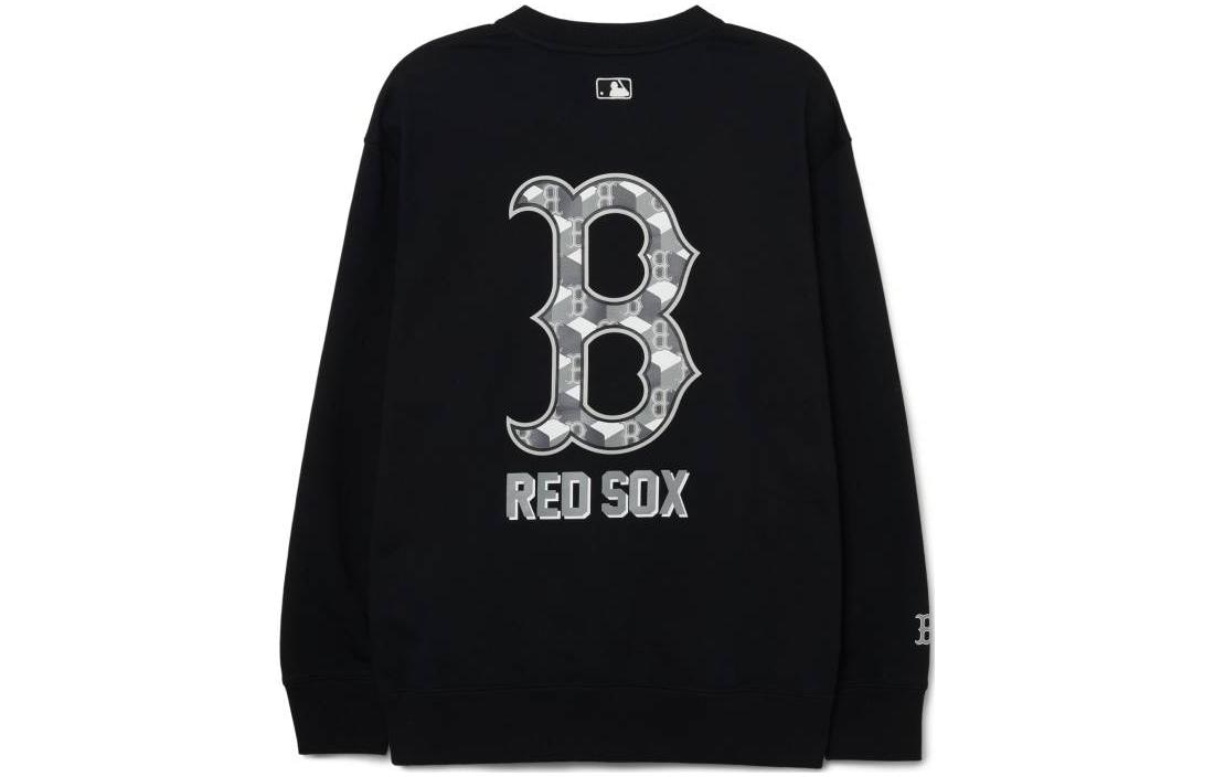 MLB Boston Red Sox Logo Crewneck Sweatshirt Black